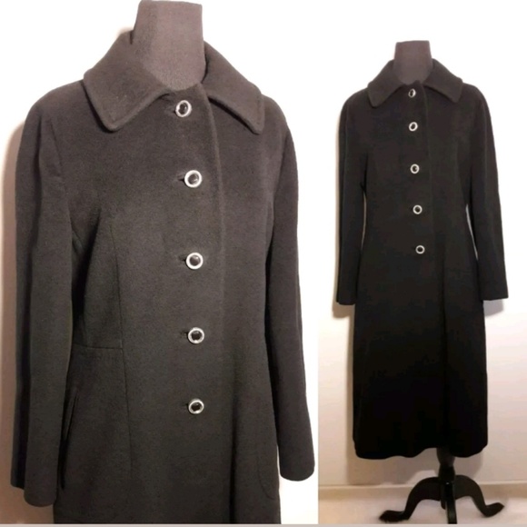 Full Length Elegant Cashmere Coat - Picture 2 of 8